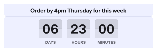 The same timer reading 06 days, 23 hours, 00 minutes.